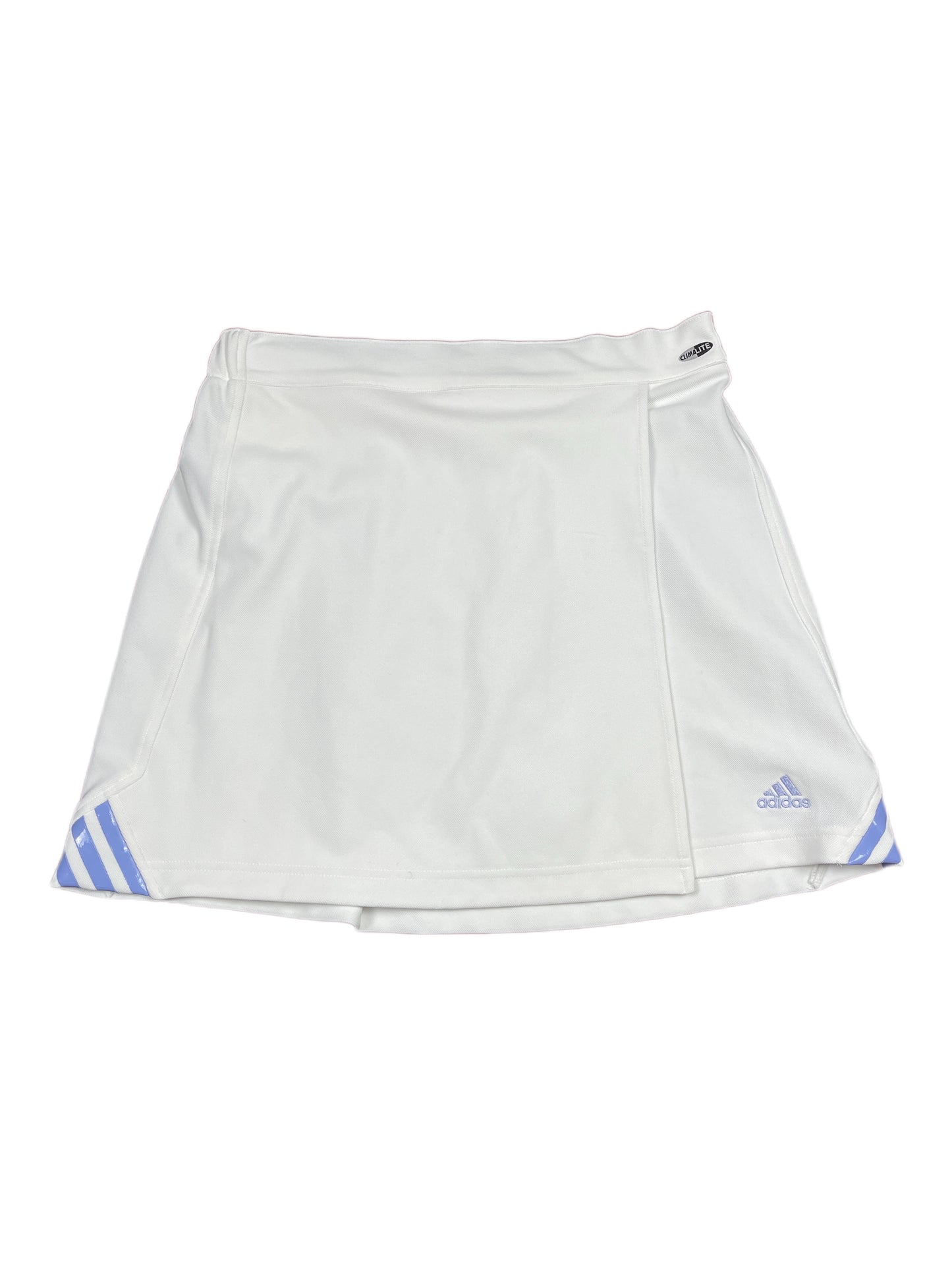 Y2k 2002 Adidas Sport Tennis Skirt White Blue L