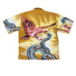 Y2k Brother Short Sleeve Snake Phoenix Shirt Gold - XL
