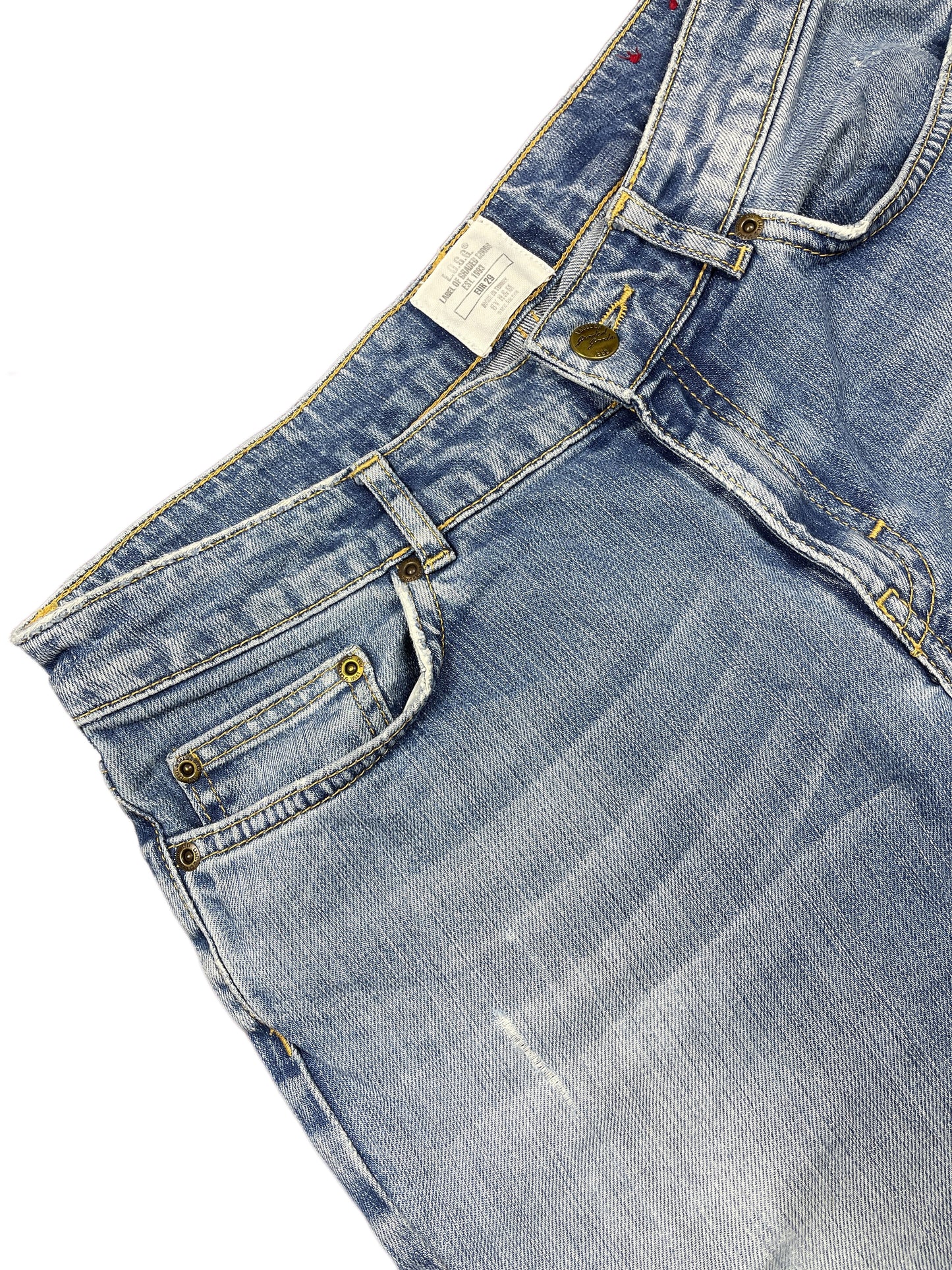 Y2k H&M 2000s Bootcut Low Waist Denim Pants Blue M/L