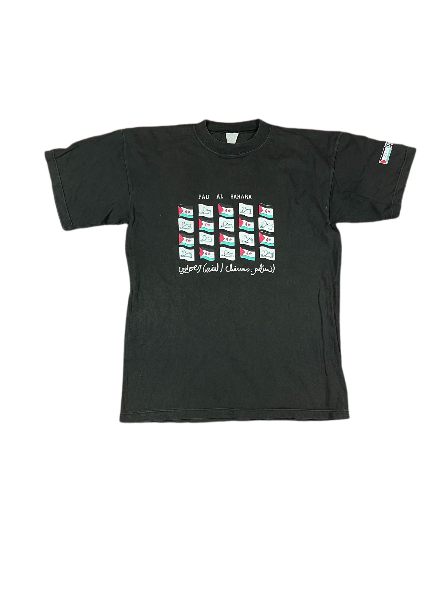 Vintage Pau Al Sahara (Peace in Sahara) T-Shirt Black - L