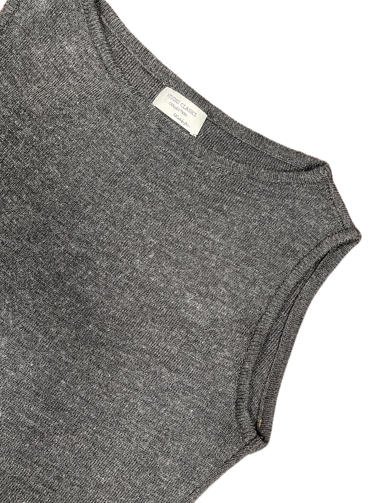 Vintage Studio Clasics Sleeveless Dress Gray - XL