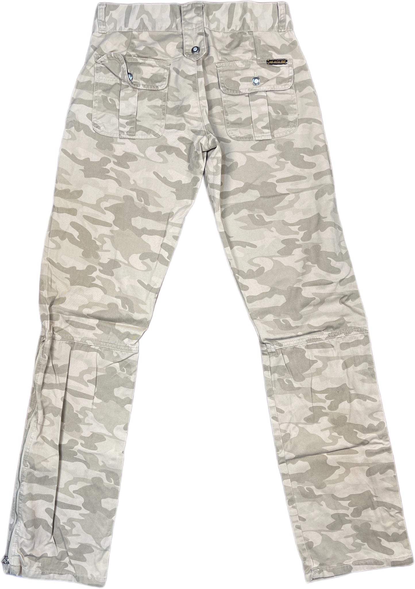 Y2K Headline Camouflage Cargo Pants S/M
