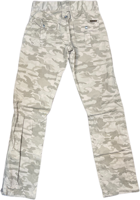 Y2K Headline Camouflage Cargo Pants S/M