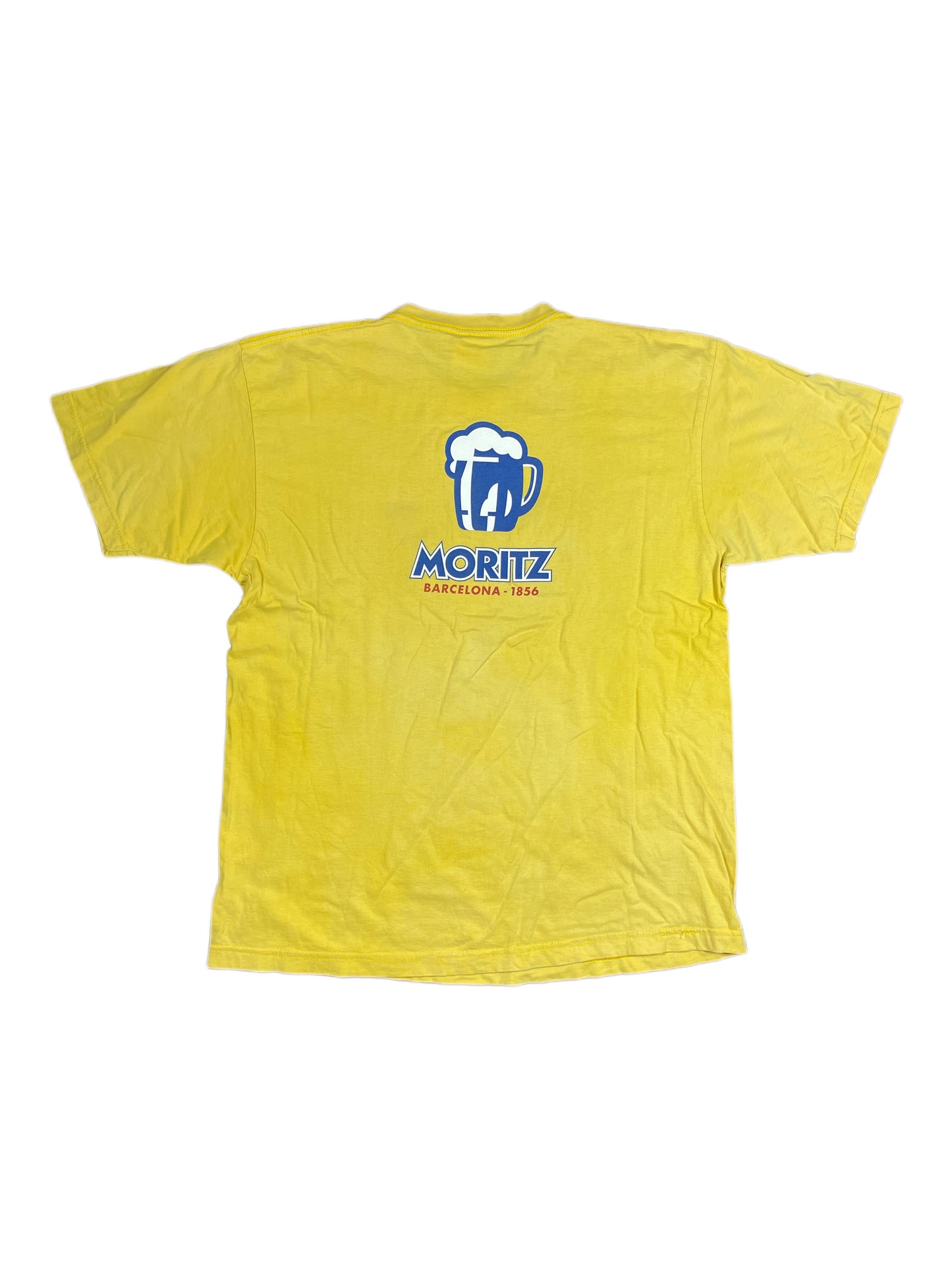 Vintage Moritz Beer T-Shirt Yellow
