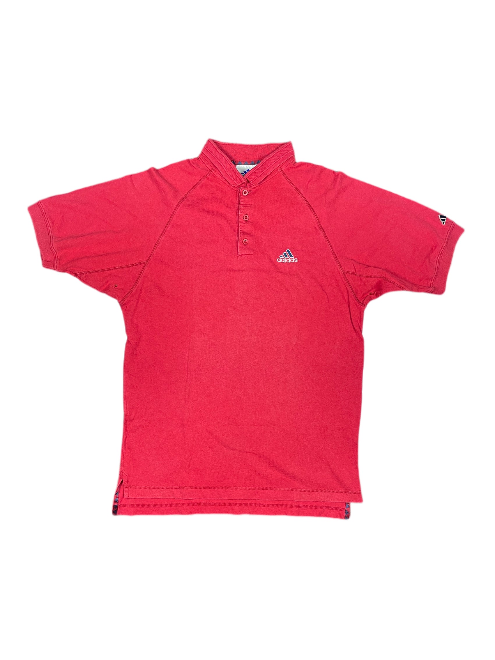 Vintage Adidas Polo Shirt Red - S/M