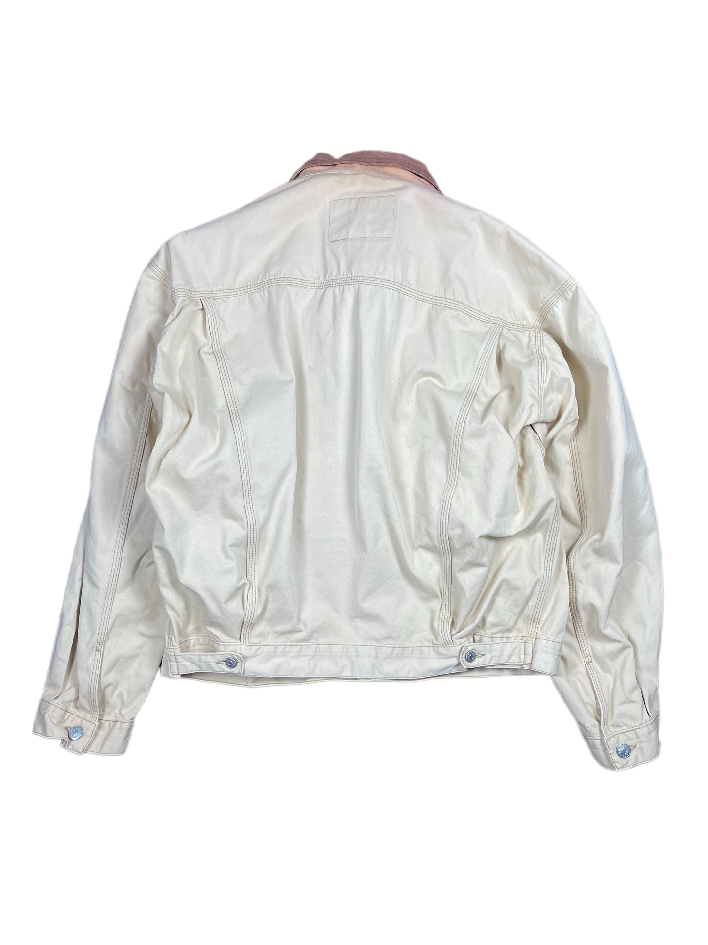 Vintage Diesel Distressed Jacket Cream - XL
