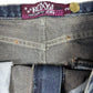 Y2k Roxy Denim Skirt Blue - S