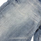 Y2k 2000s Rok Low Waist Bootcut Denim Pants Blue S/M