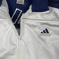 Vintage Adidas Sports Jacket Blue Silver - L