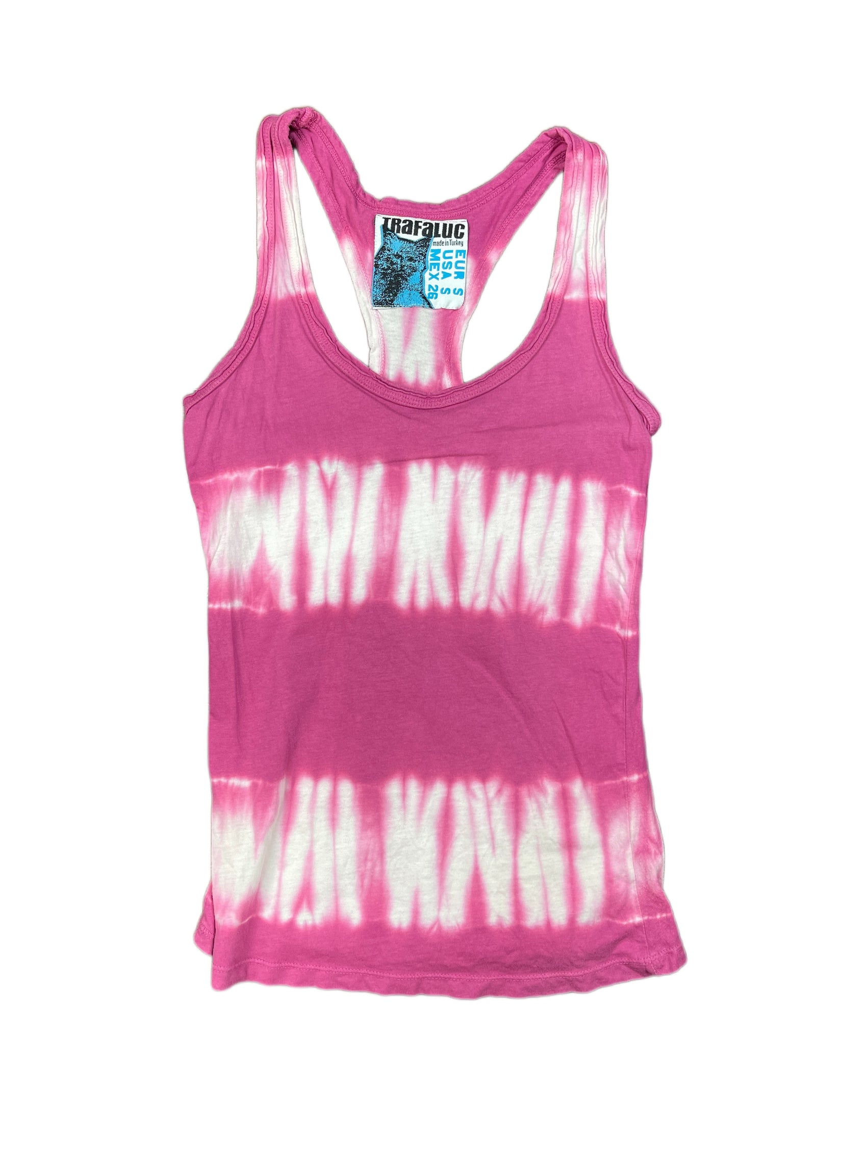 Trafaluc Sleeveless Top Batik Pink - S