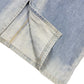 Y2k Precchio Denim Skirt Blue White - L