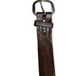Vintage 70s Leather Belt Brown