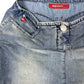 Y2k Miss Sixty Denim Skirt Blue - M