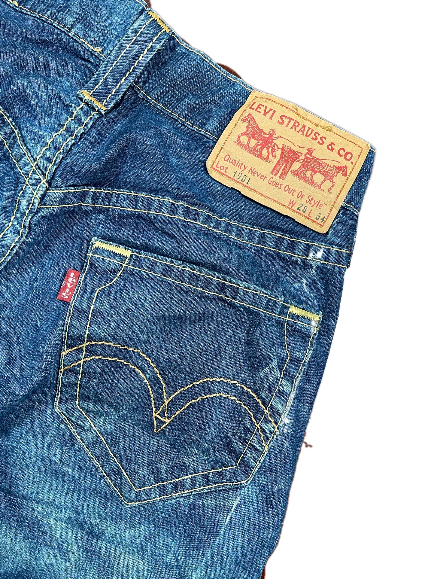 Y2k Levi's Bootcut Denim Pants Blue - XS