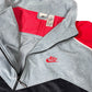 Vintage Nike Sport Flannel Jacket Black Red Gray - XL