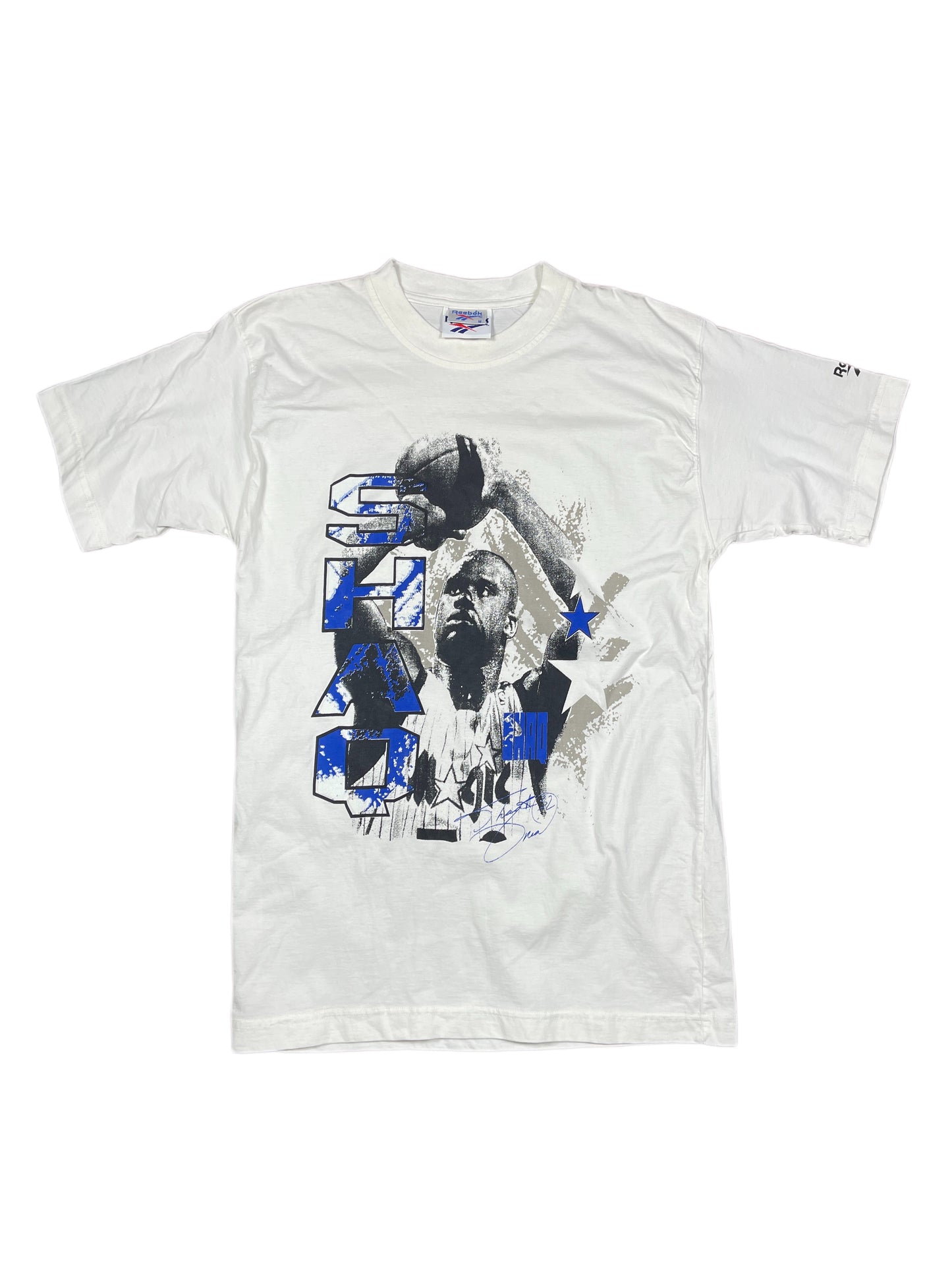Vintage Reebok Shaq O'Neal T-shirt White - M