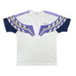 Vintage Adidas T-Shirt White Purple - L