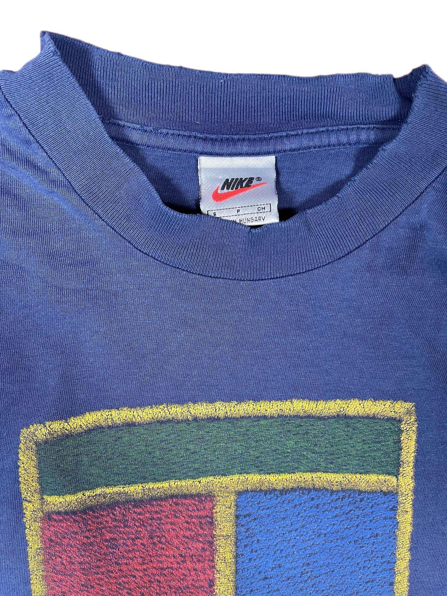 Vintage Nike Challenge Court T-Shirt Navy - S