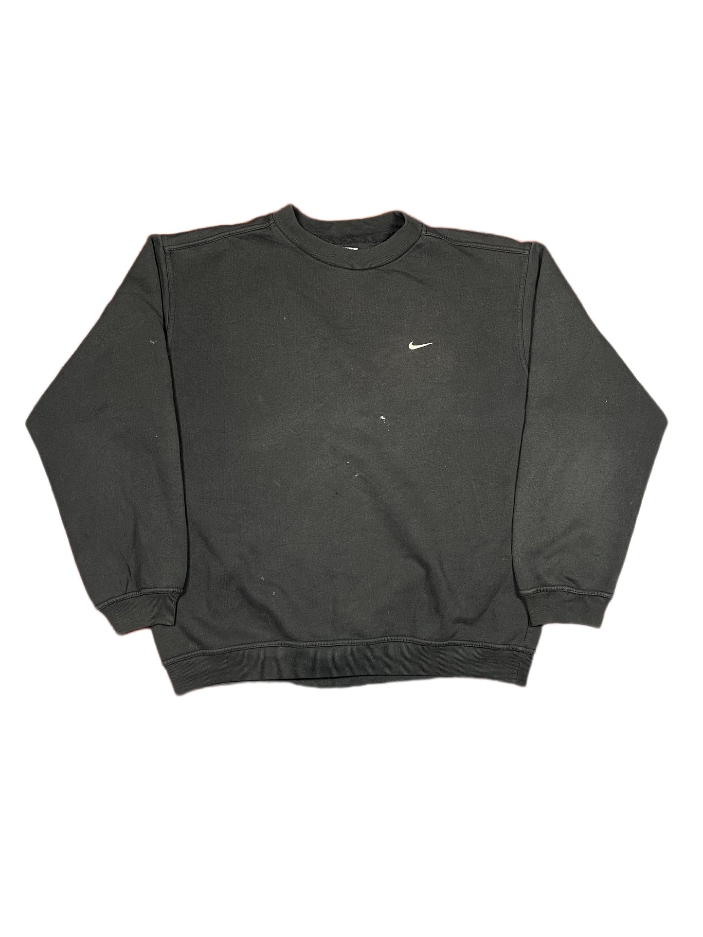 Y2k Nike Sweatshirt Black - M
