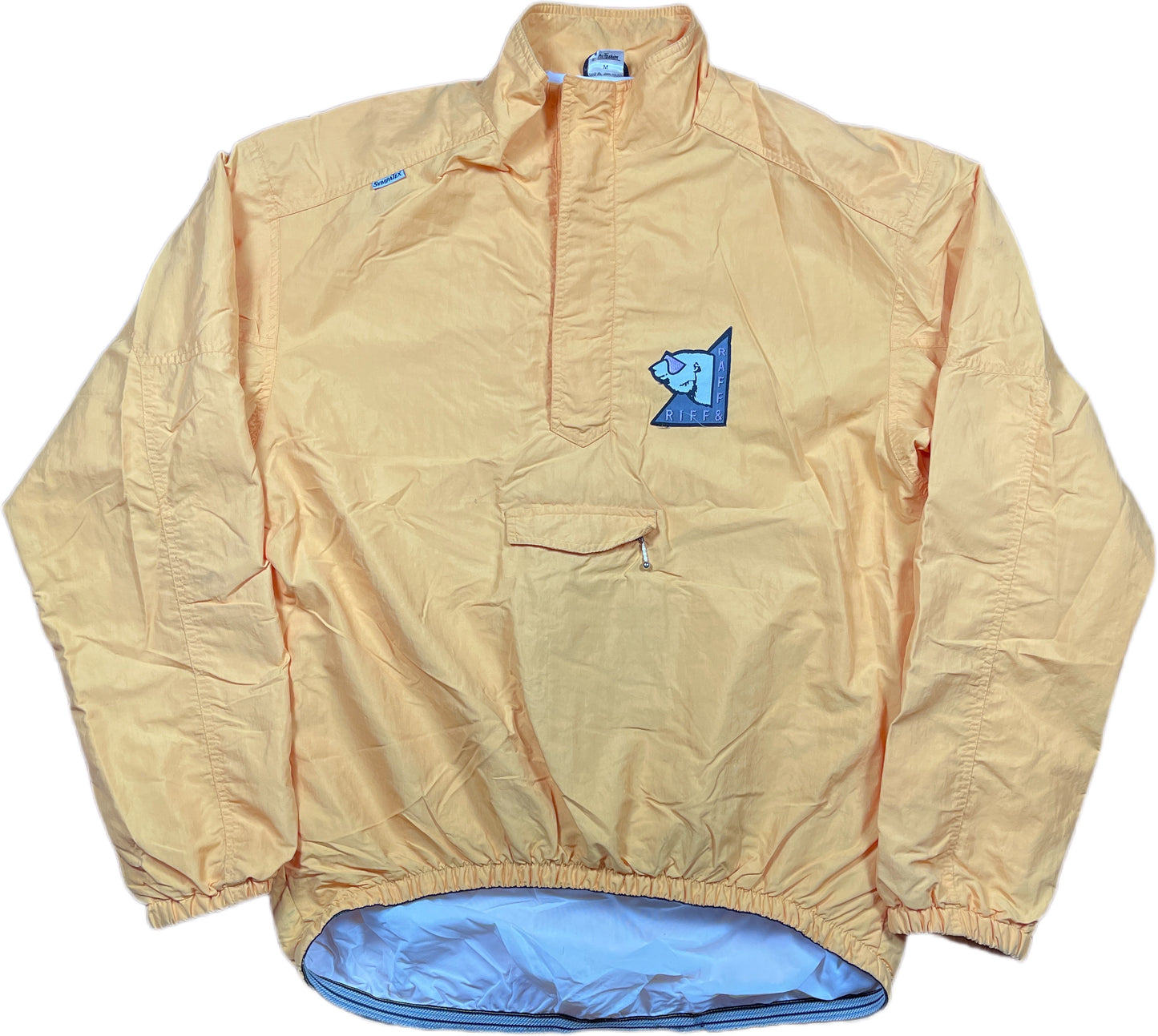 Vintage Riff Raff Track Jacket Orange Nylon M
