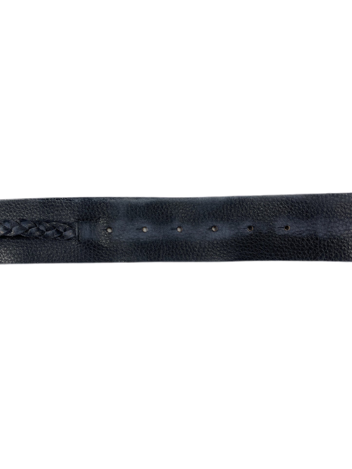 Y2k Playboy Leather Plug Belt Black 2004