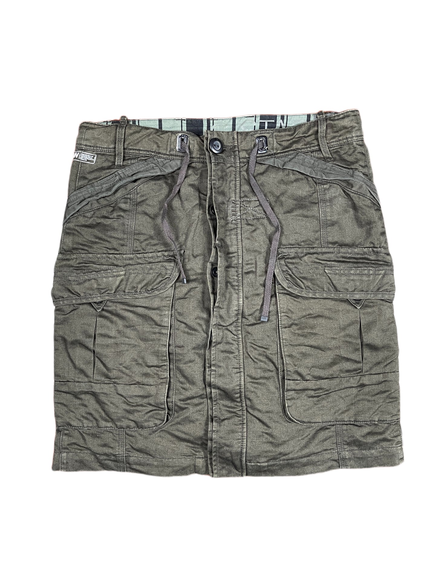 Y2k G-Star Raw Skirt khaki - S