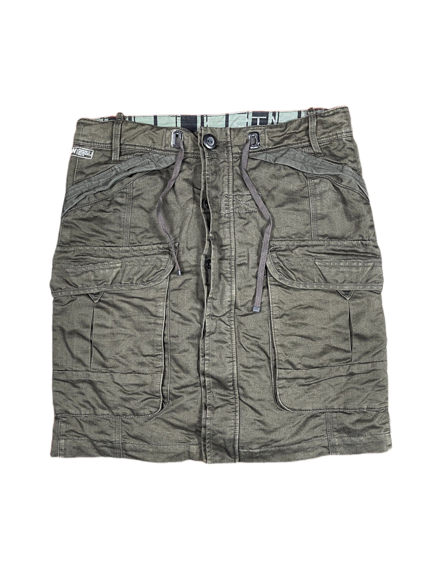 Y2k G-Star Raw Skirt khaki - S