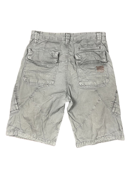 Y2k 2000s G-Star Raw Capri Cargo Pants Khaki Gray - M