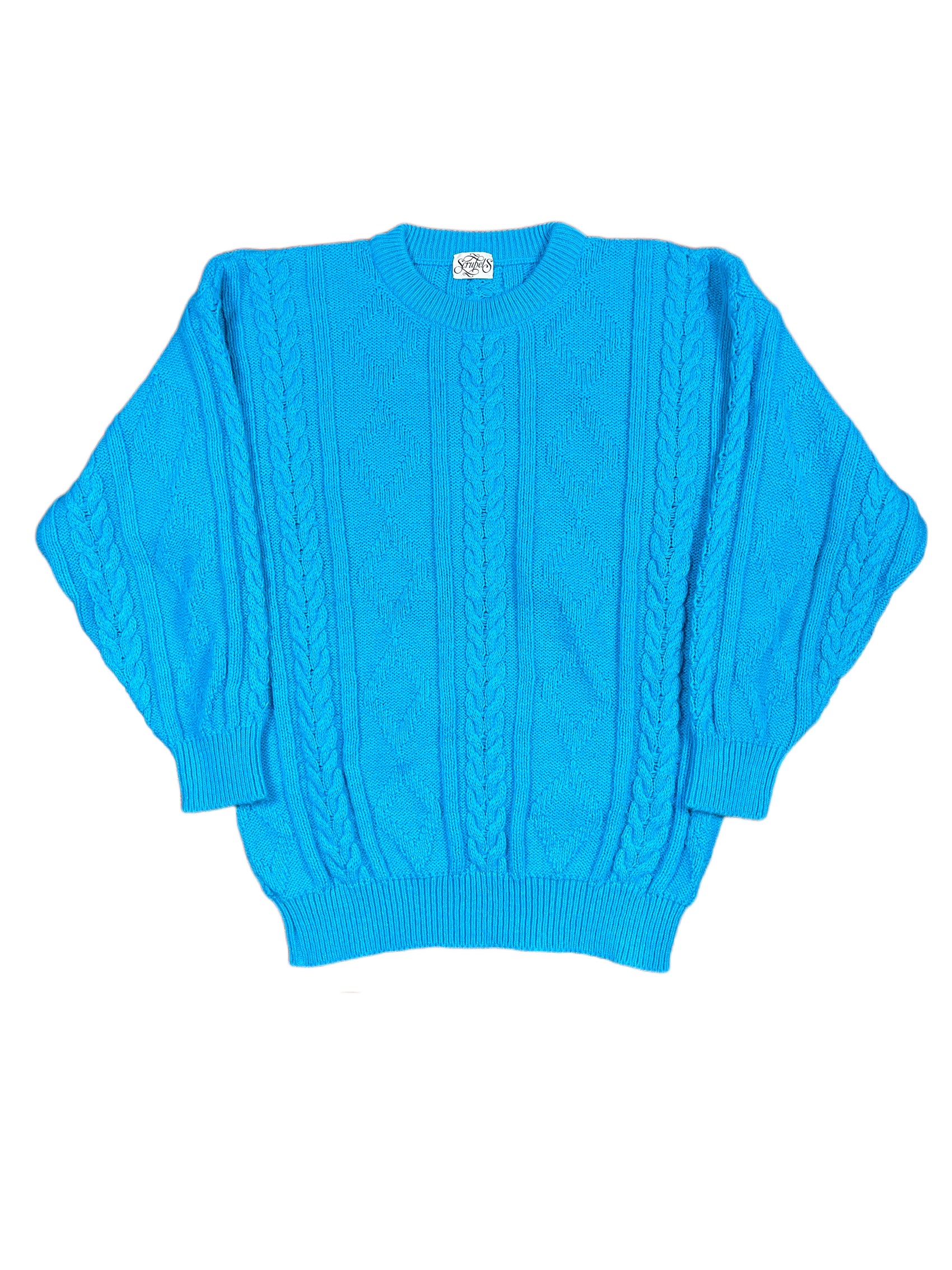 Vintage Skrupels Knitted Sweatshirt Blue - M