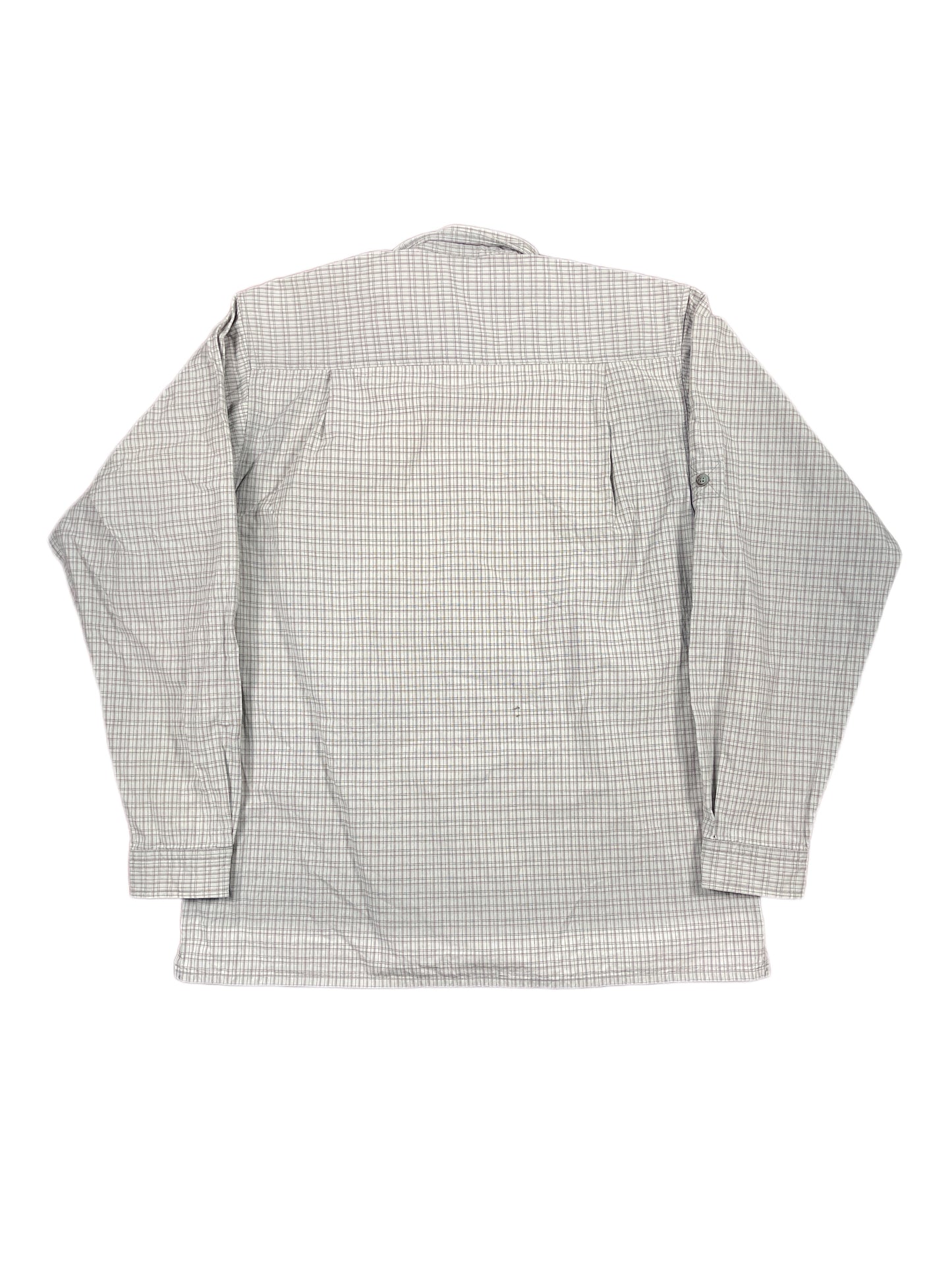 Vintage Adidas Long Sleeve Tracking Shirt Gray - L