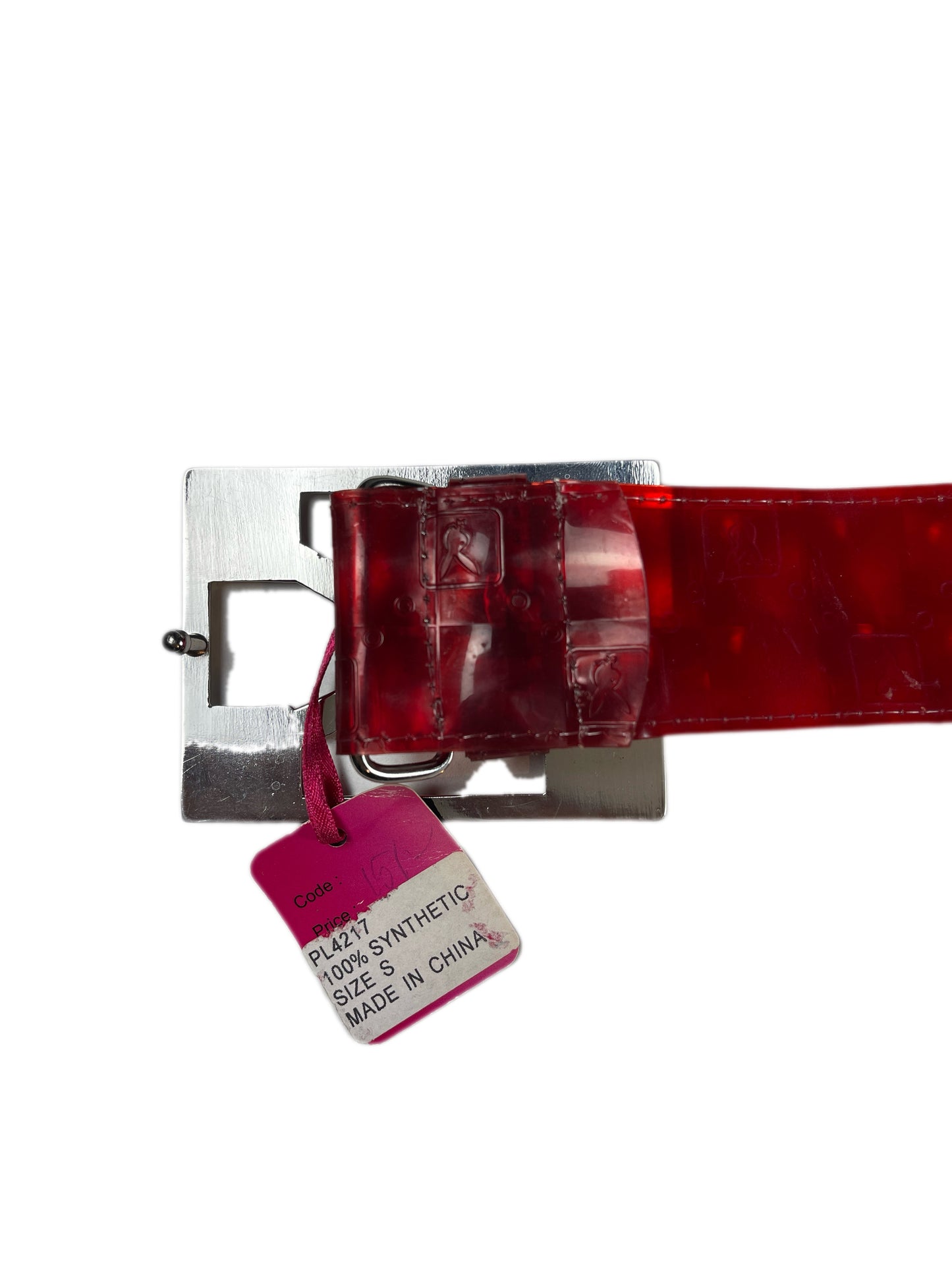 Y2k Playboy Belt Red 2004