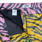 Moschino Cheap and Chic Leather Animal Print Pants Multicolor - S