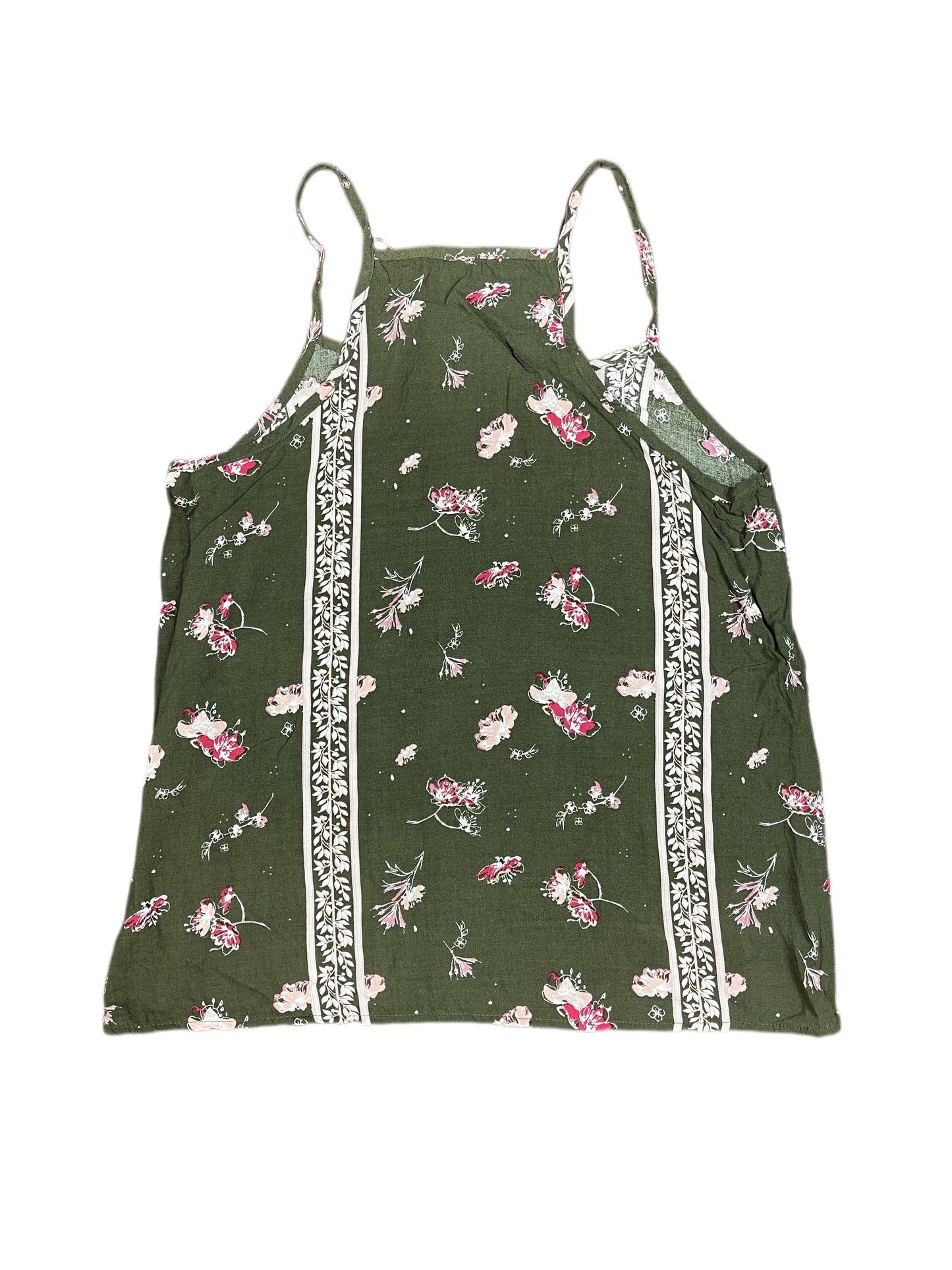 Sleeveless Top Green - L