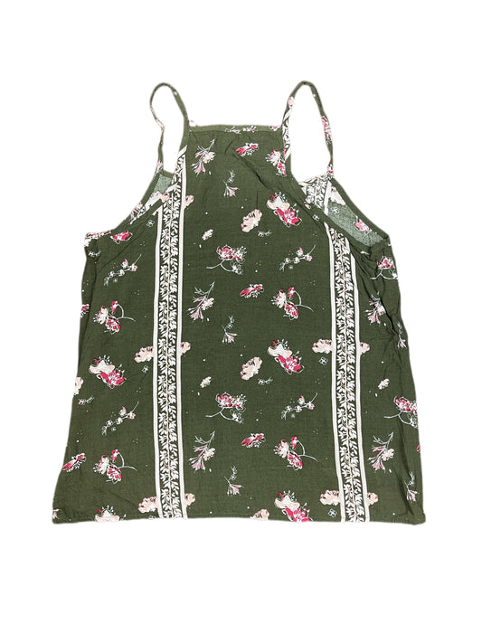 Sleeveless Top Green - L
