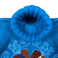 Y2k Komwok Knitted Sweatshirt Blue - S