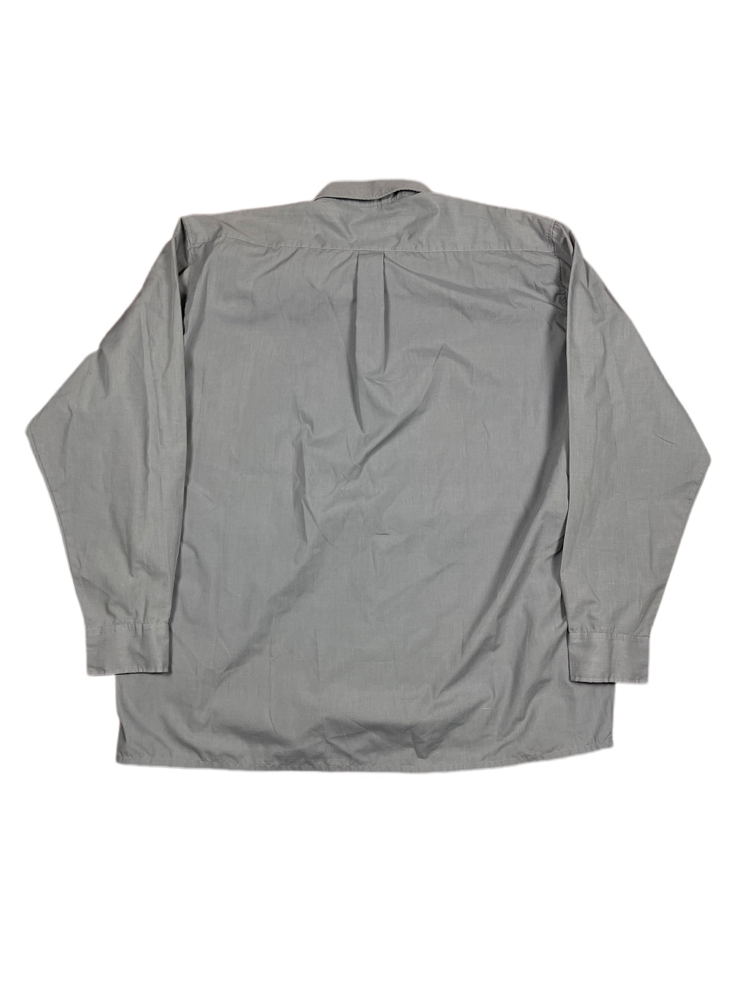 Vintage Timberjack Long Sleeve Shirt Gray - XXL