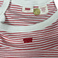 Levi's Sleeveless Top Striped White Red - M