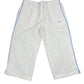 Y2k Reebok Sport Capri Pants White Blue - M