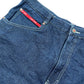 Y2k Karl Kani Baggy Bootcut Pants Blue - XXL