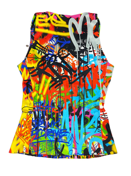 Moschino Couture Sleeveless Top Multicolor - M