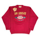 Vintage Michel Sport Knitted Sweatshirt Red - M/L