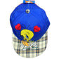 Vintage Tweety 1999 Looney Tunes Warner Bros Cap Blue