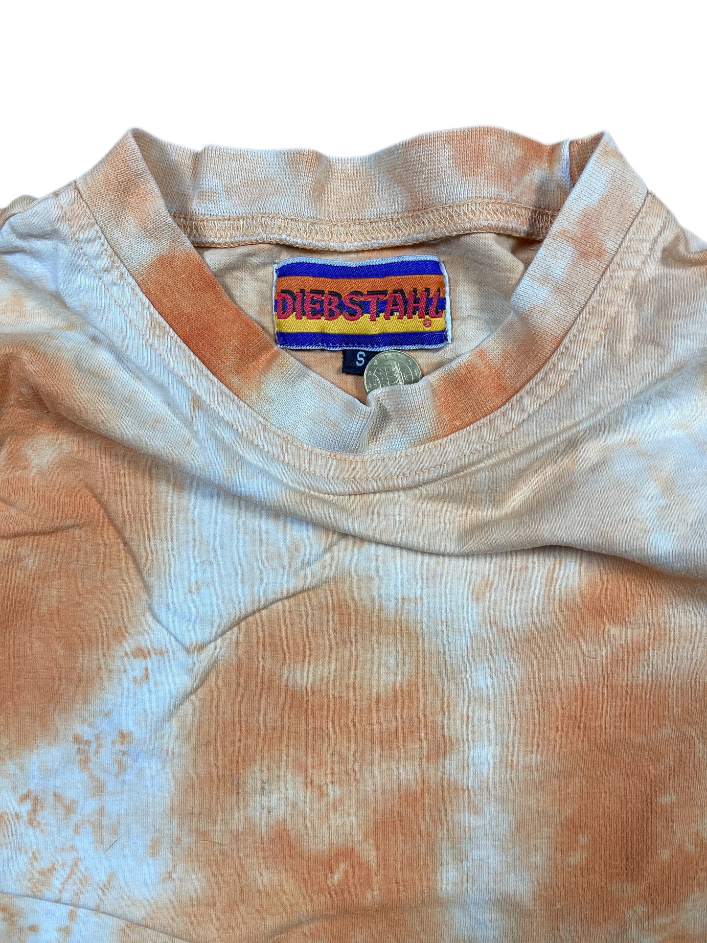 Vintage Diebstahl T-shirt Orange - S