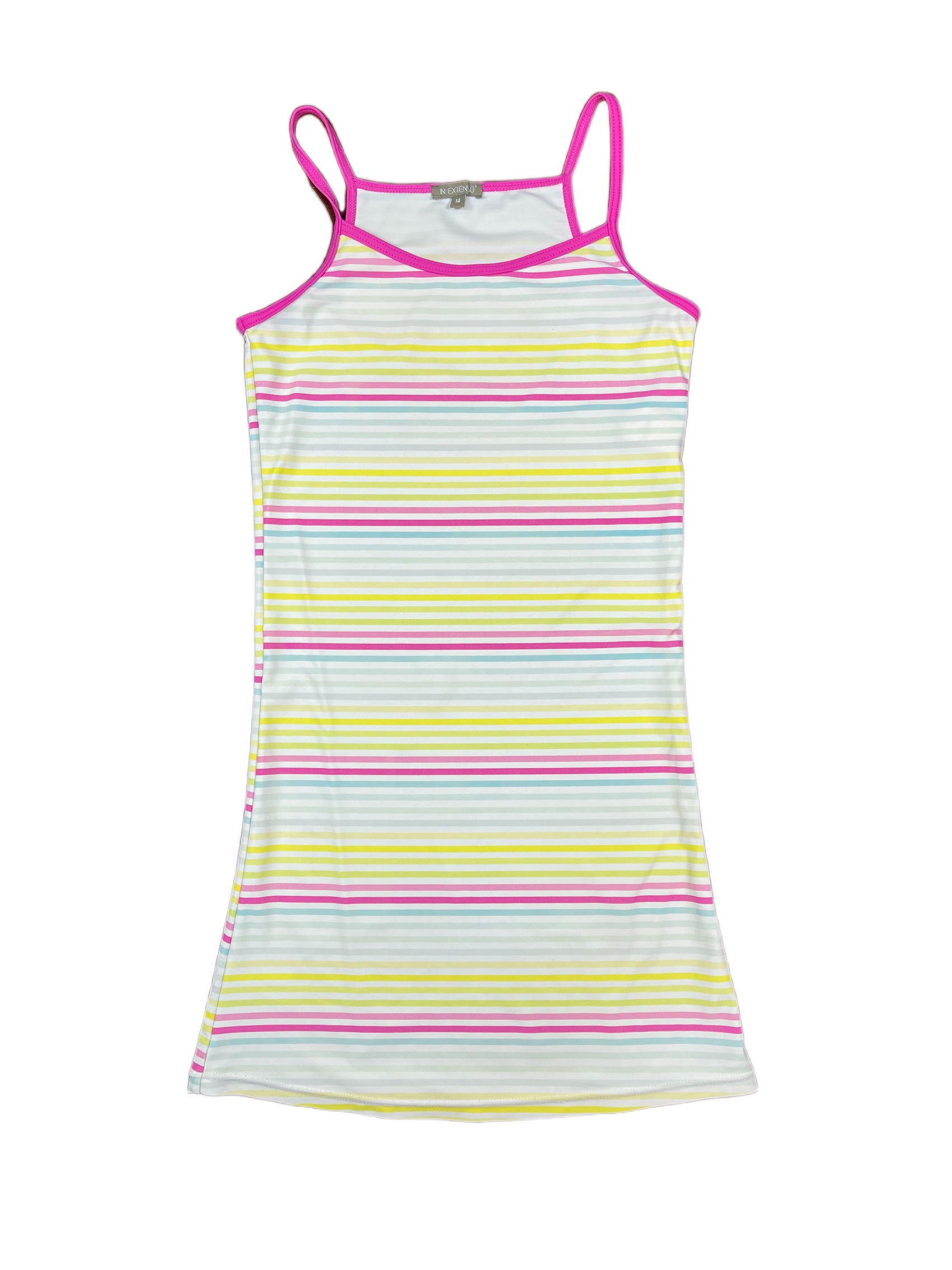 Y2k In Extenso Sleeveless Dress Multicolor - XS