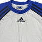Vintage Adidas T-Shirt Blue White - L/XL