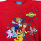 Vintage Digimon 2000 Baby Tee T-Shirt Red - XXS