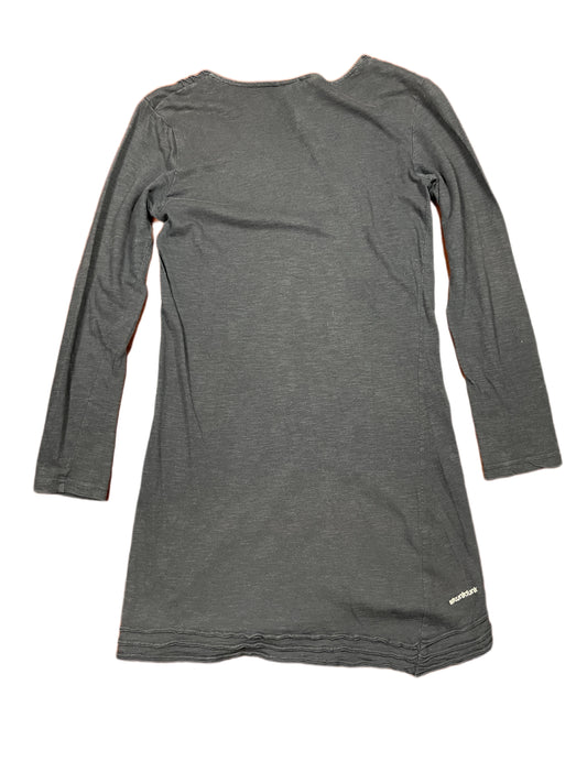 Y2k Skunkfunk Long Sleeve Dress Gray - M