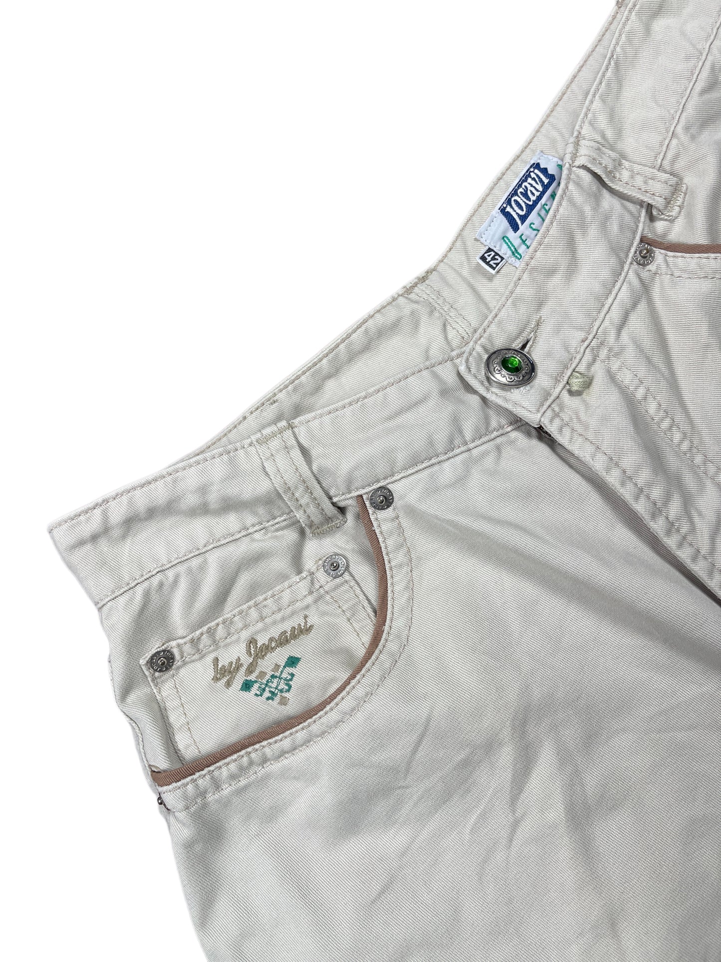 Vintage Jocavi Chino Pants Cream - XL