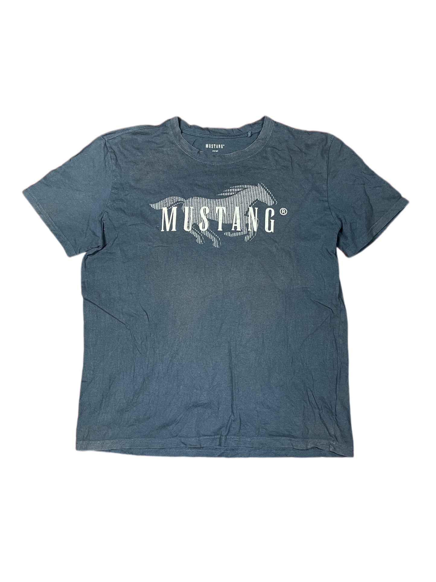 Mustang T-Shirt Navy - XL