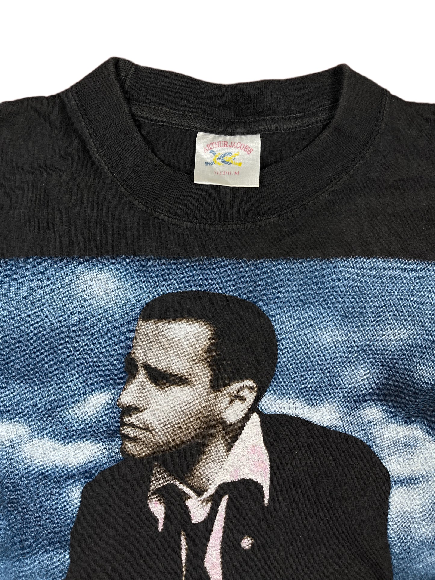Vintage Eros Ramazotti T-Shirt Black 1996/1997 - M